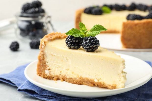 Cheesecake without baking is a simple and delicious recipe, how to cook step by step