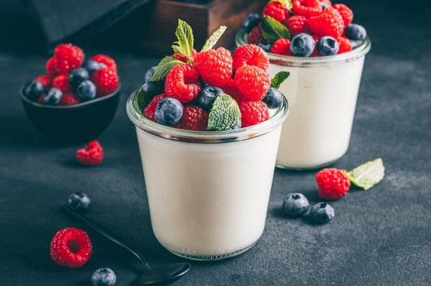 Diet panna cotta 