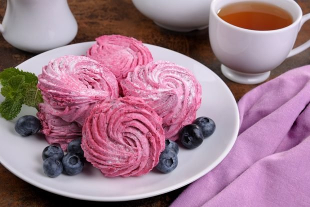 Blueberry marshmallow is a simple and delicious recipe, how to cook step by step