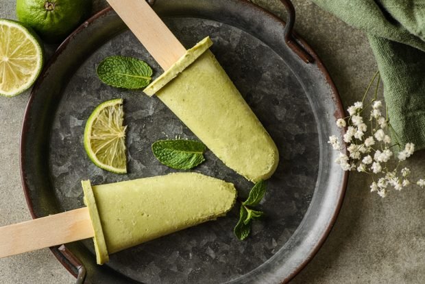 Avocado ice cream with lime and mint – a simple and delicious recipe, how to cook step by step