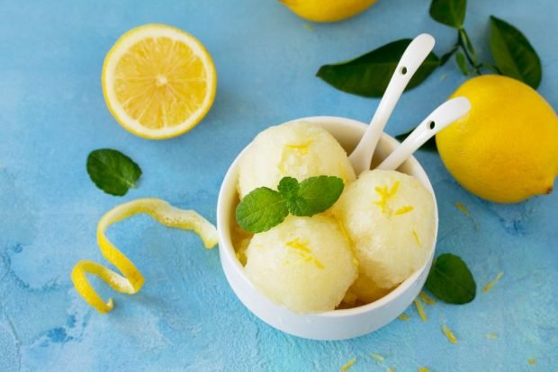 Lemon ice cream is a simple and delicious recipe, how to cook step by step