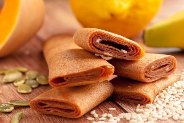 Pumpkin pastille with banana in the dryer – a simple and delicious recipe, how to cook step by step