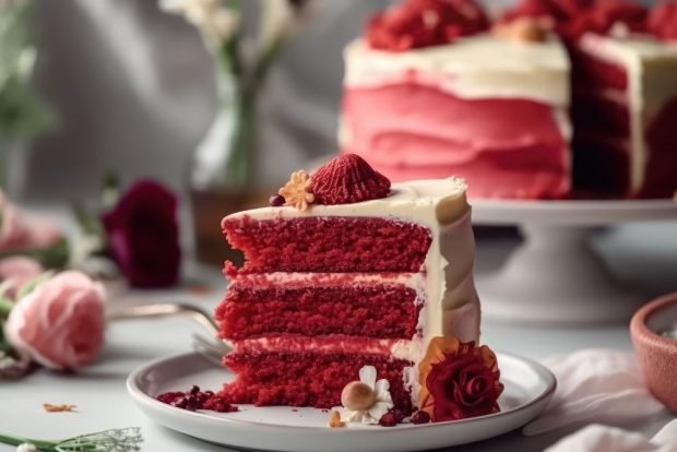 Lenten Red Velvet cake 