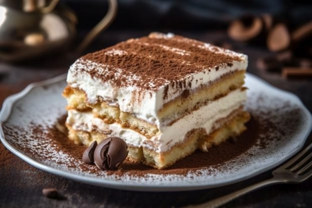 Keto tiramisu with mascarpone