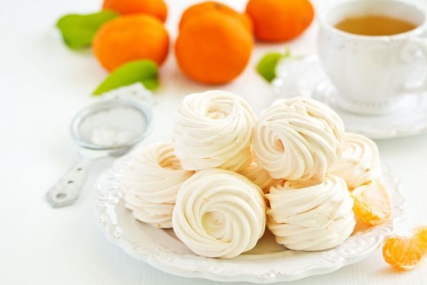 Tangerine marshmallow – a simple and delicious recipe, how to cook step by step