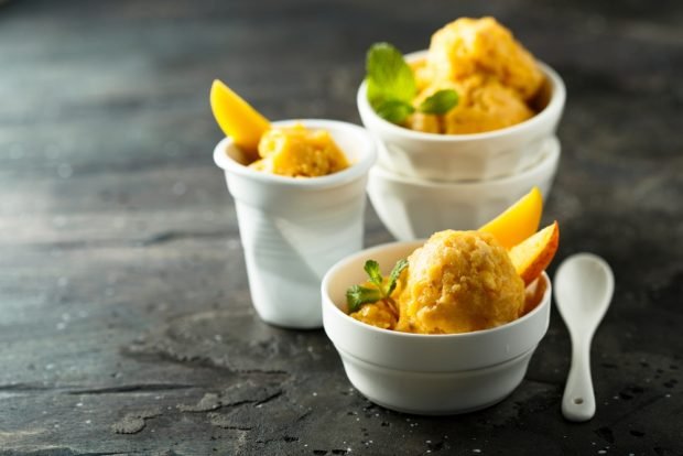 Mango sorbet is a simple and delicious recipe, how to cook step by step