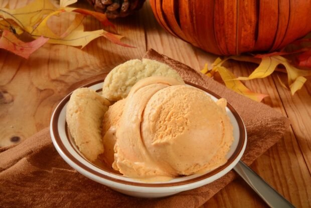 Pumpkin ice cream – a simple and delicious recipe, how to cook step by step