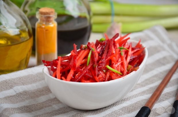 Beetroot Korean salad – a simple and delicious recipe with photos (step by step)