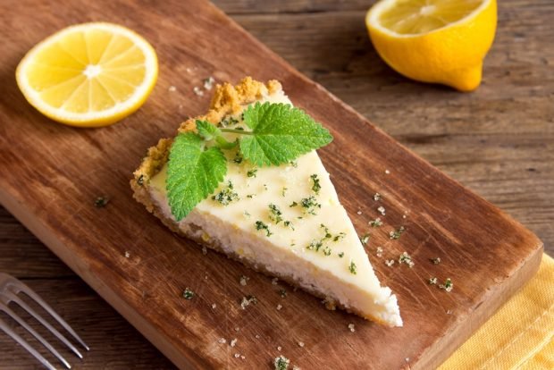 Lemon cheesecake is a simple and delicious recipe, how to cook step by step