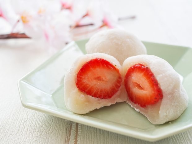 Wheat flour mochi