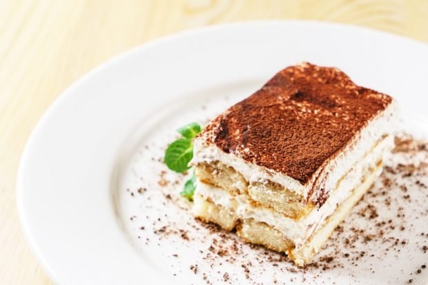 Tiramisu without coffee