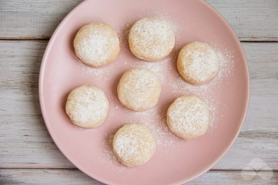 Mochi in a frying pan: photo of recipe preparation, step 7