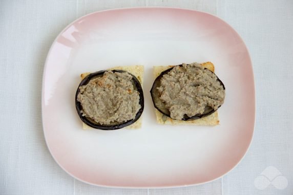 Eggplant and hummus appetizer: photo of recipe preparation, step 5