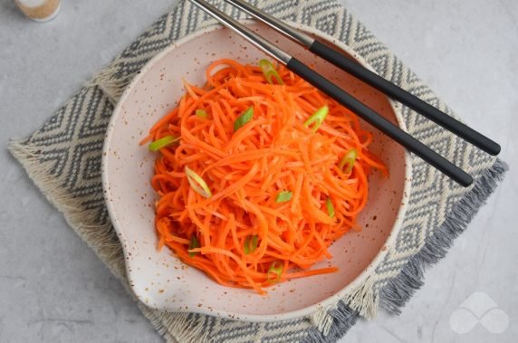 Spicy carrot in Korean: photo of recipe preparation, step 5