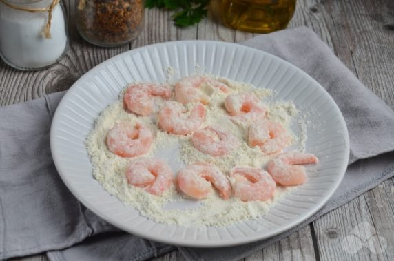 Shrimp in an air fryer: photo of recipe preparation, step 1