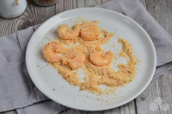 Shrimp in an air fryer: photo of recipe preparation, step 3