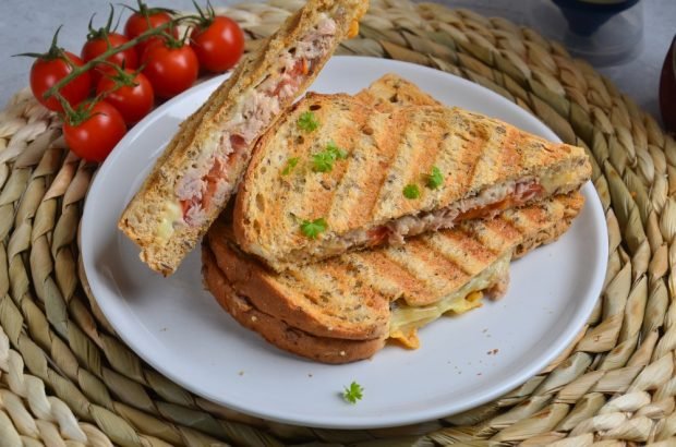 Tuna and cheese sandwich – a simple and delicious recipe with photos (step by step)