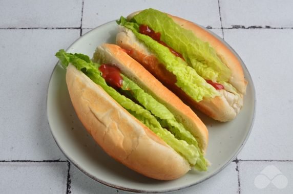 The most delicious hot dog for a picnic : photo of recipe preparation, step 2