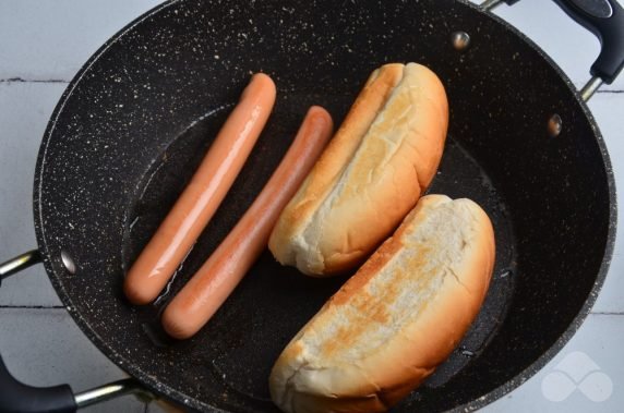 The most delicious hot dog for a picnic : photo of recipe preparation, step 1