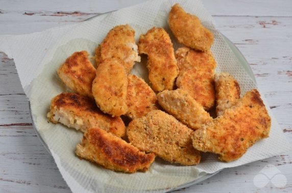 Chicken nuggets: photo of recipe preparation, step 6