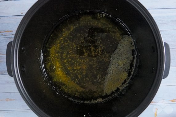 GHEE oil in a slow cooker: photo of recipe preparation, step 6