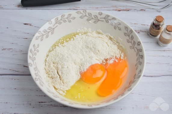 Cauliflower in batter: photo of recipe preparation, step 2