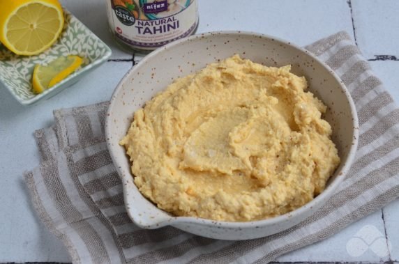 Canned chickpea hummus : photo of recipe preparation, step 4