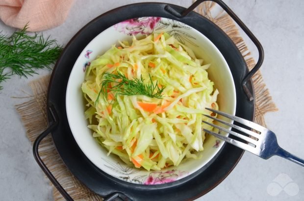 Sauerkraut per day – a simple and delicious recipe with photos (step by step)