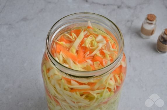 Sauerkraut per day: photo of recipe preparation, step 4