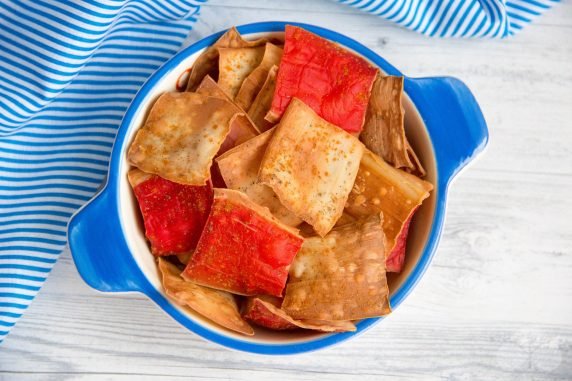 Crab stick chips: photo of recipe preparation, step 4