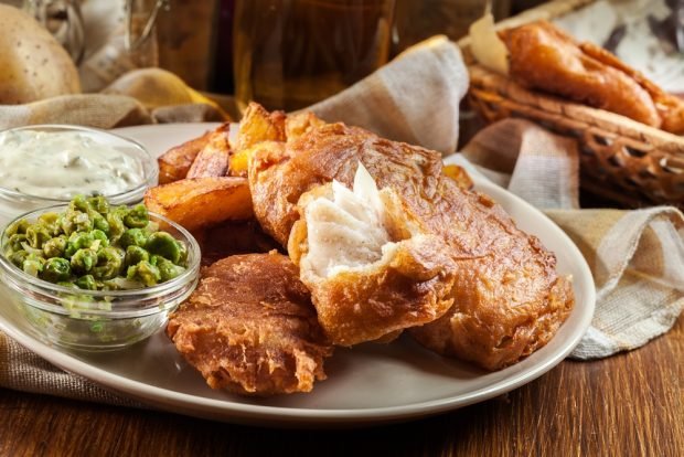 Fish sticks in beer batter