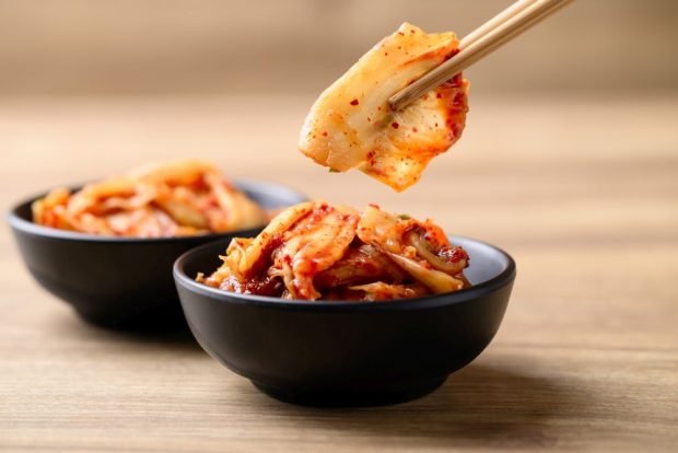 Kimchi from white cabbage in Korean