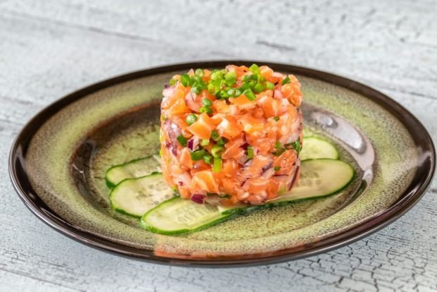 Trout tartare 