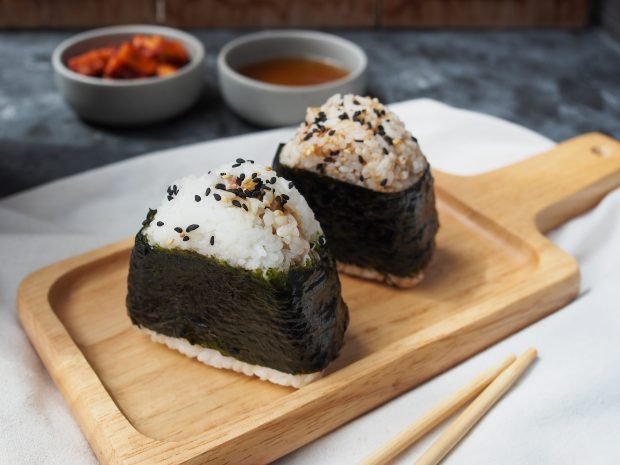 Onigiri with fish