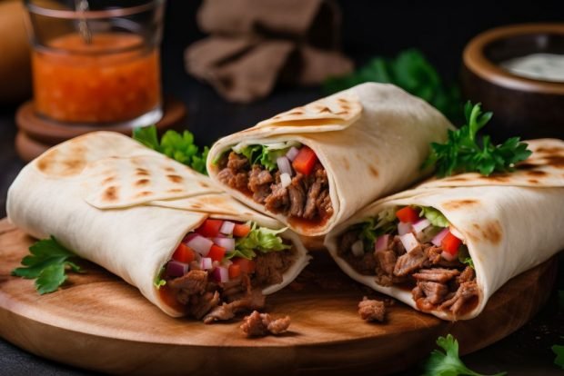 Shawarma with beef 