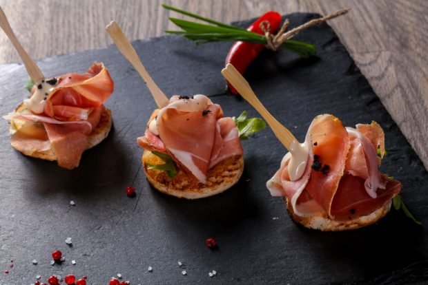 Jamon canapé 