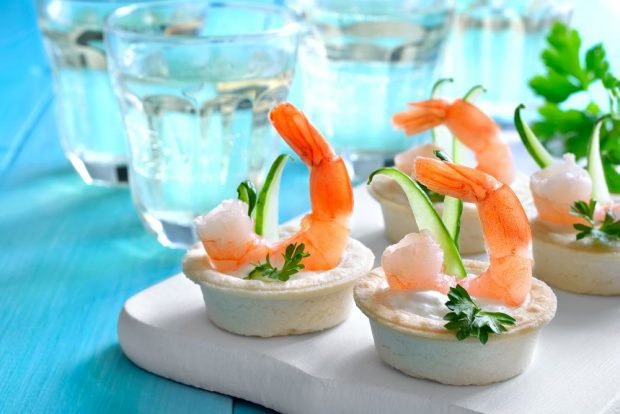 Shrimp tartlets 