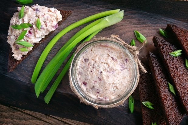 Purple onion Forshmak is a simple and delicious recipe for cooking step by step