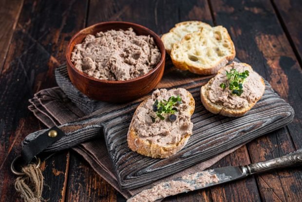 Goose liver pate is a simple and delicious recipe, how to cook step by step