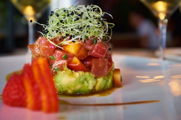 Tuna tartare with avocado