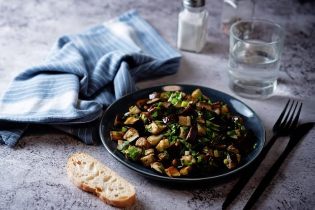 Fried eggplant in Korean 