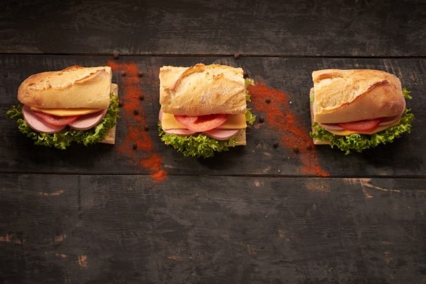 Baguette sandwich