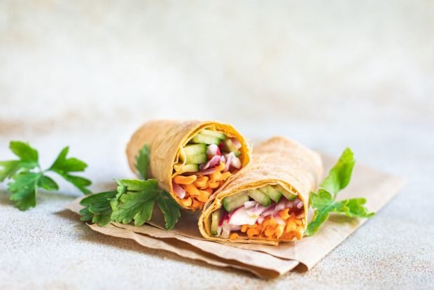 Vegan shawarma