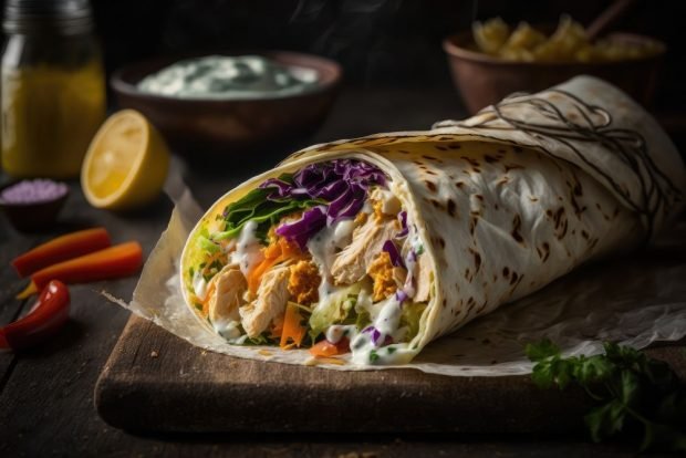 PP shawarma is a simple and delicious recipe, how to cook step by step