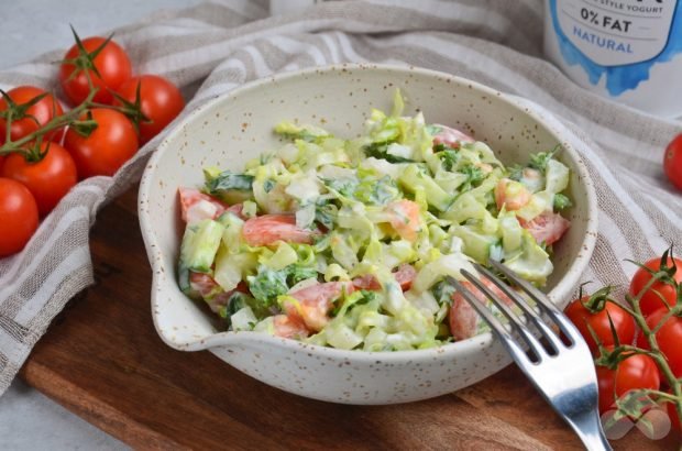 Rustic Peking cabbage salad