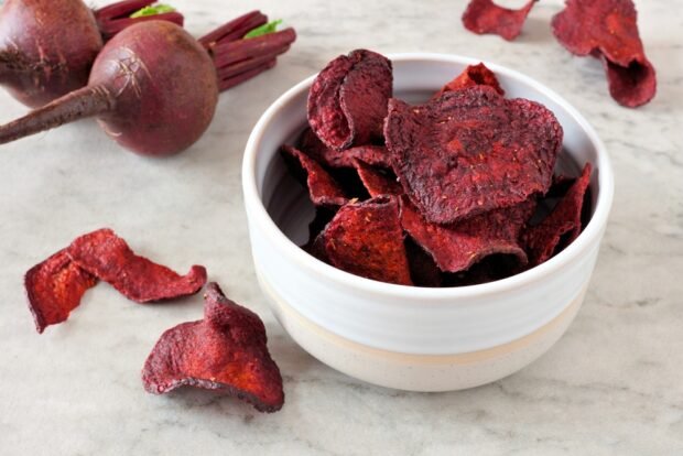 Homemade beet chips are a simple and delicious recipe, how to cook step by step