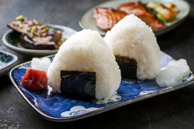 Onigiri in Japanese