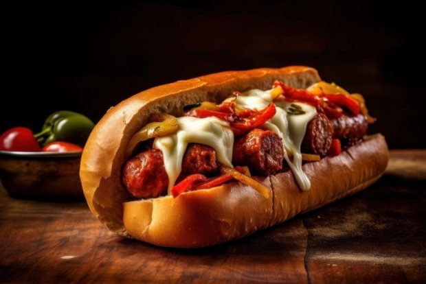 Italian hot dog is a simple and delicious recipe, how to cook step by step