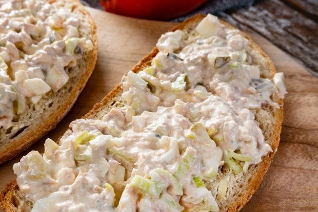 Canned tuna spread with egg for sandwiches – a simple and delicious recipe, how to cook step by step