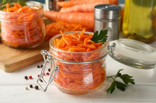 Korean carrots without onions and vinegar